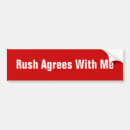 Search for rush bumper stickers Talk radio