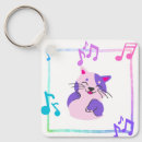 Search for musical cat keychains Cartoon