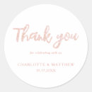 Search for shiny wedding stickers Thank you