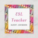 Search for english teach business cards School