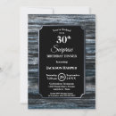 Search for surprise 30th birthday invitations Masculine
