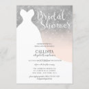 Search for silver glitter bridal shower invitations Sparkly sparkles