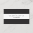 Search for black and white stripes business cards Cosmetologist