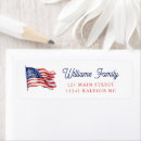 Search for 4th of july return address labels Patriotic