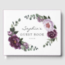 Search for bridal shower guest books Purple