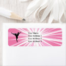 Search for dancing silhouette return address labels Ballet