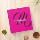 Search for hot pink binders Modern