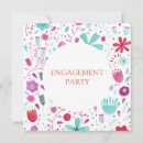 Search for flower engagement party invitations Botanical