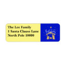 Search for nativity scene return address labels Gold