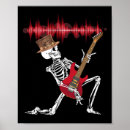 Search for skeleton guitar posters Black cat