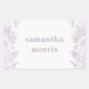 Search for delicate rectangle stickers For her