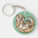 Recherche de mignons loutre porteclés Loutres
