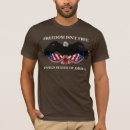 Search for freedom is not free tshirts Patriotic