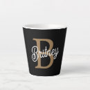 Search for black calligraphy mugs Black and gold