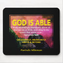 Search for god created mousepads Christian