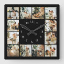 Recherche de multiples horloges Noir et blanc
