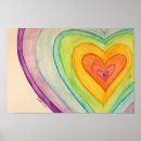 Search for heart rainbow posters Hearts
