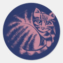 Search for cute kitty cat stickers Blue