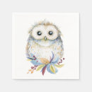 Recherche de chouette blanche maison deco Illustration