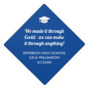 Search for royal blue graduation cap toppers High school