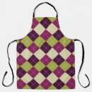 Search for diamond shape aprons Purple