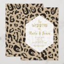 Recherche de léopard mariage invitations Jungle