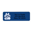 Search for veterinary return address labels Paws