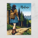 Recherche de sentier randonnée cartes postales Nature