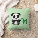 Recherche de bambou vert coussins Panda
