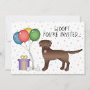 Recherche de chocolat labrador invitations Dog