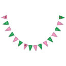 Search for watermelon bunting flags Pink