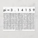 Recherche de nombre pi cartes postales Mathématiques