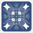 Search for batik pattern stickers Blue