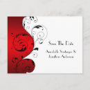 Search for red black save the dates Ornate