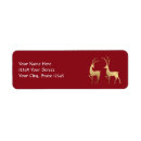 Search for maroon and gold return address labels Red