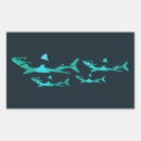Recherche de requin blanc autocollants Bleu