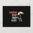 Recherche de oiseau toucan cartes postales Rétro