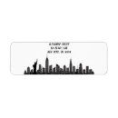 Search for new york skyline return address labels City