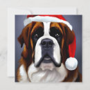 Search for st bernard christmas cards Cute