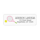 Search for tennis return address labels Green