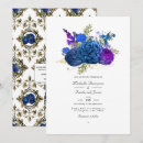 Search for navy and purple wedding invitations Blue