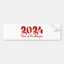 Search for happy new year bumper stickers Red
