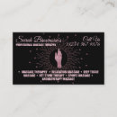 Recherche de acupuncture cartes visite Massage