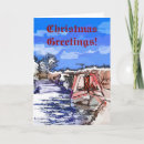 Search for boat christmas cards Vintage