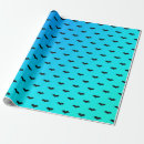 Search for bats wrapping paper Blue