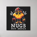 Search for funny chicken canvas prints Nugget