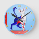 Recherche de minous horloges Félin