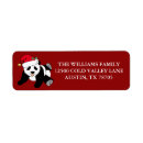 Search for red panda return address labels Adorable
