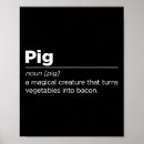 Search for funny pig posters Pork