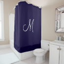 Search for navy blue and white shower curtains Minimalist